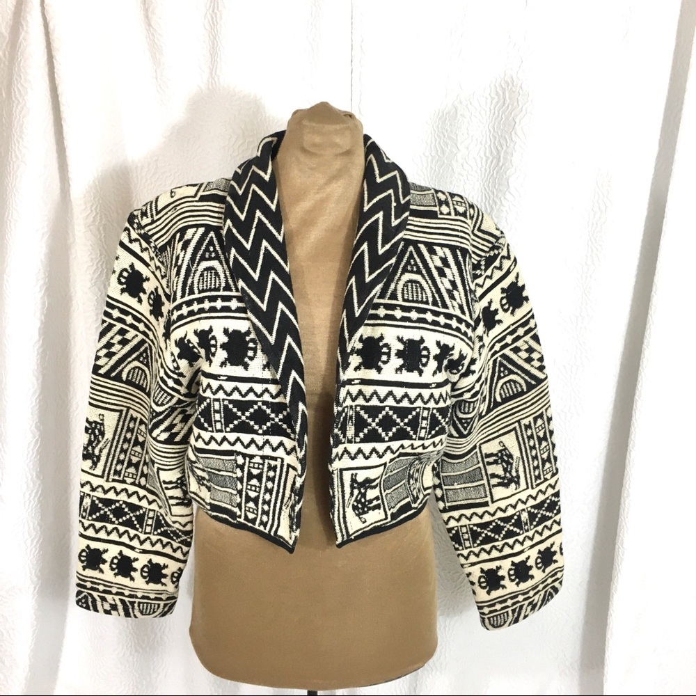 Aztec / Egyptian inspired woven jacket